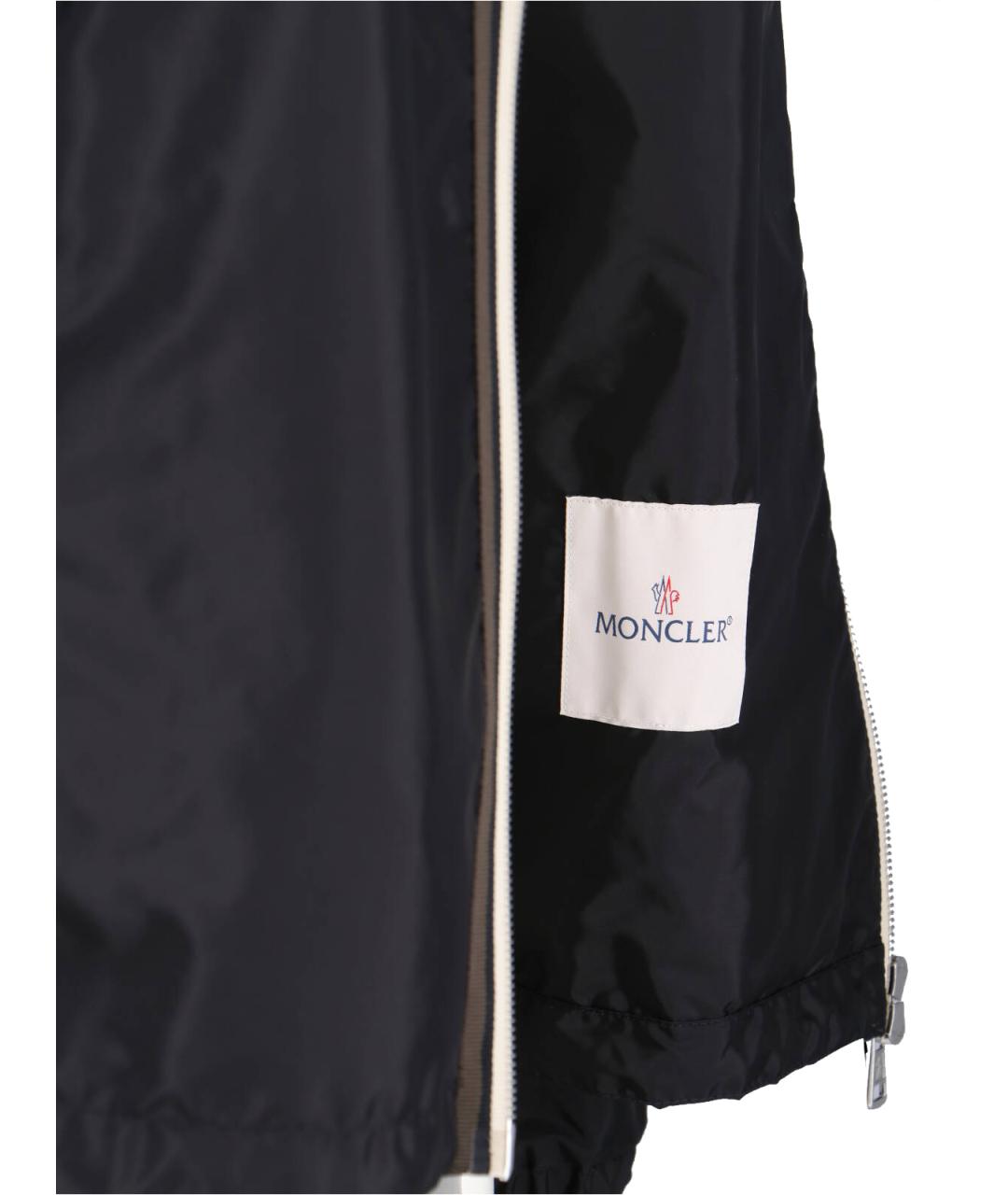 MONCLER Черная полиамидовая куртка, фото 5