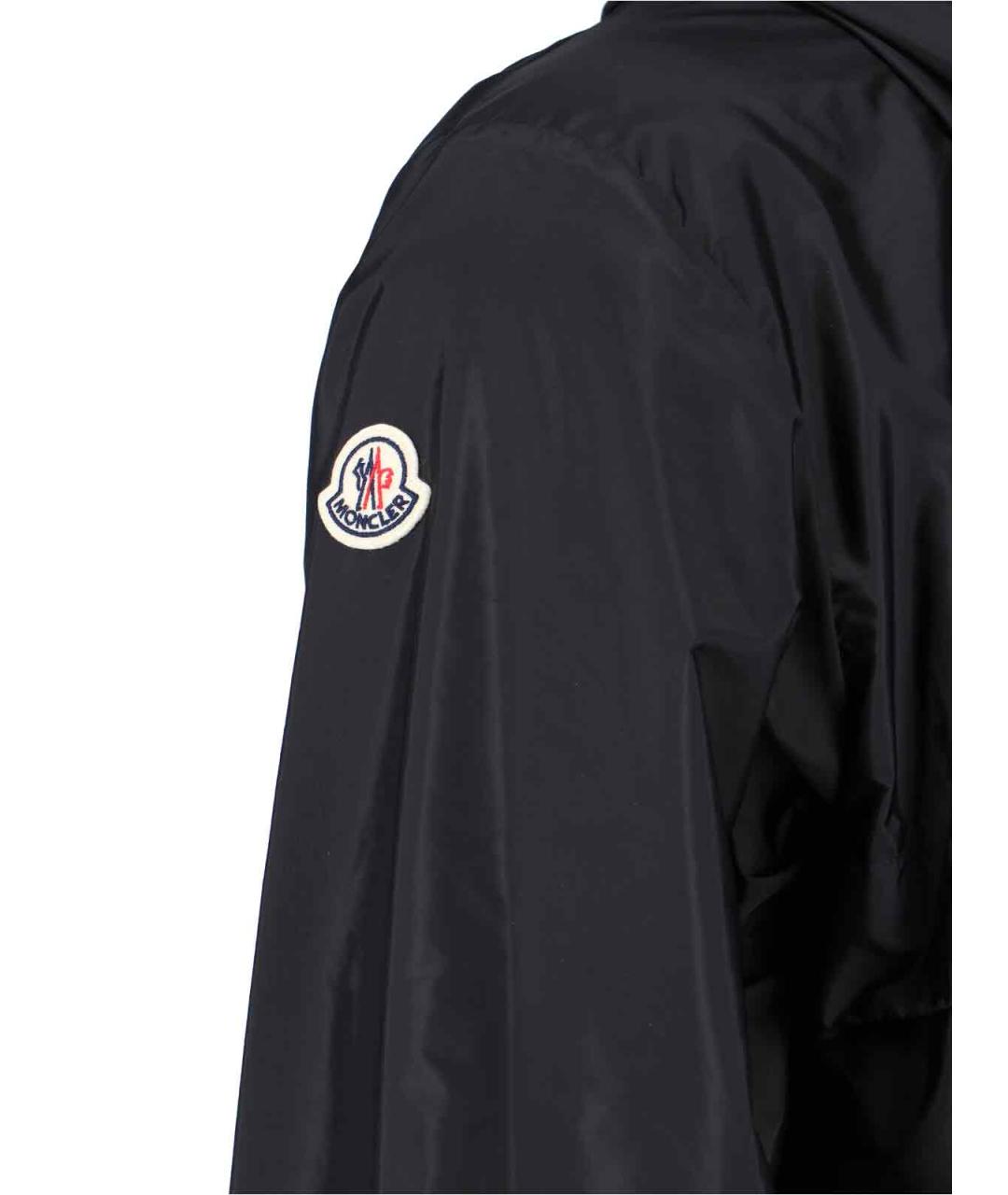 MONCLER Черная полиамидовая куртка, фото 3