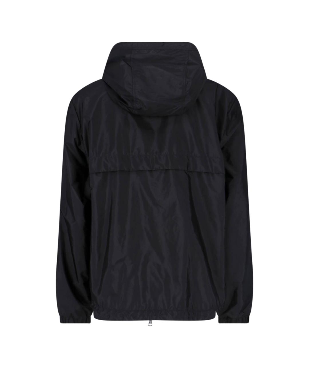 MONCLER Черная полиамидовая куртка, фото 2