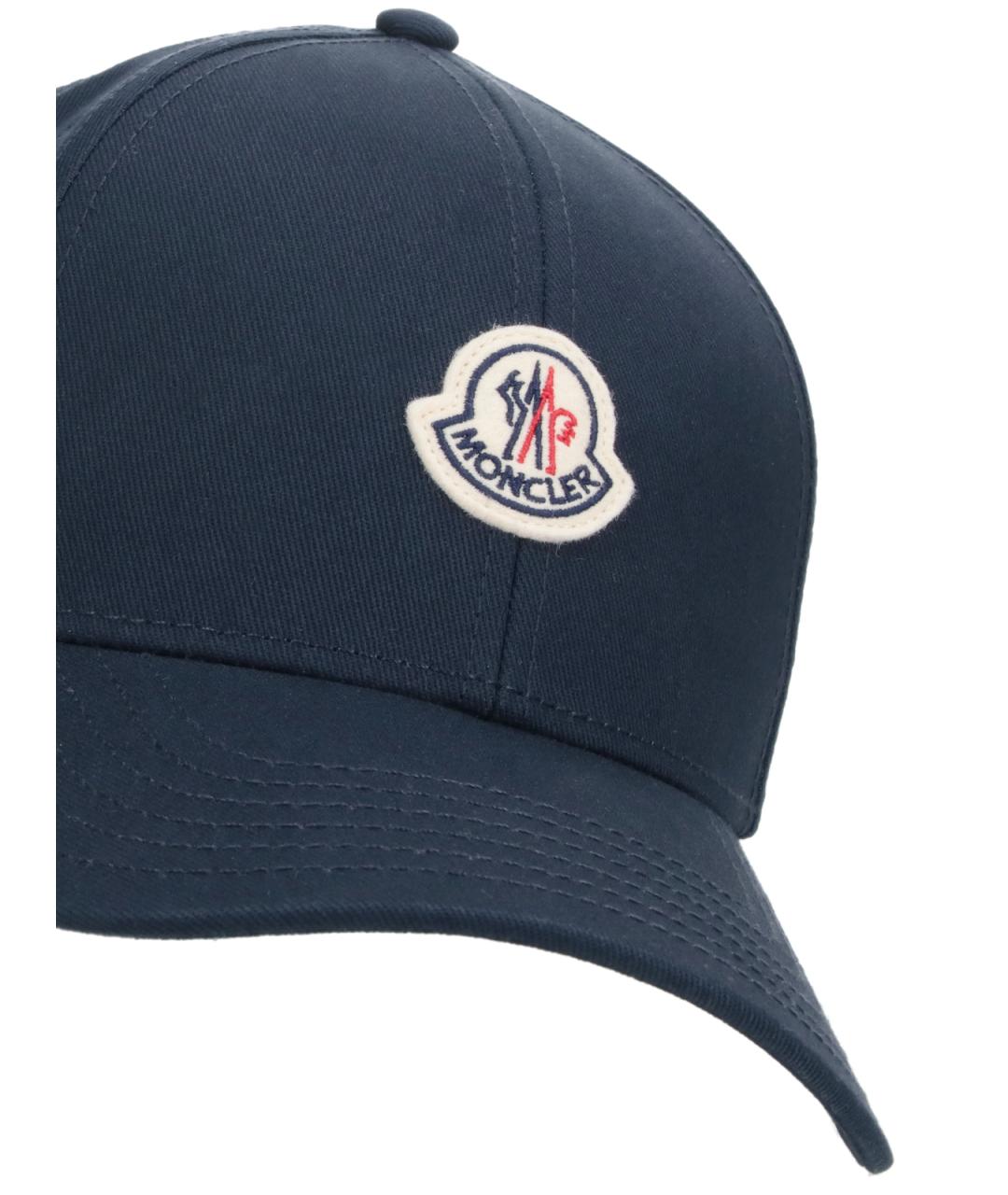 MONCLER Синяя хлопковая кепка/бейсболка, фото 3