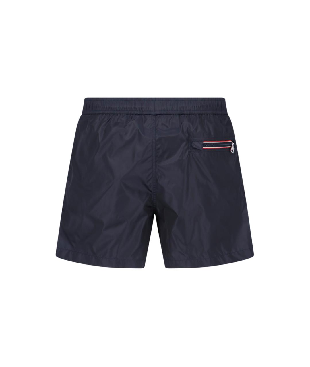 MONCLER Синие полиамидовые плавки, фото 2