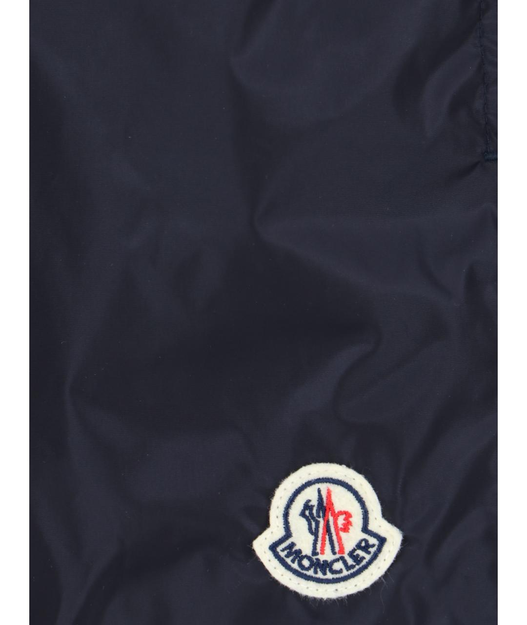 MONCLER Синие полиамидовые плавки, фото 4