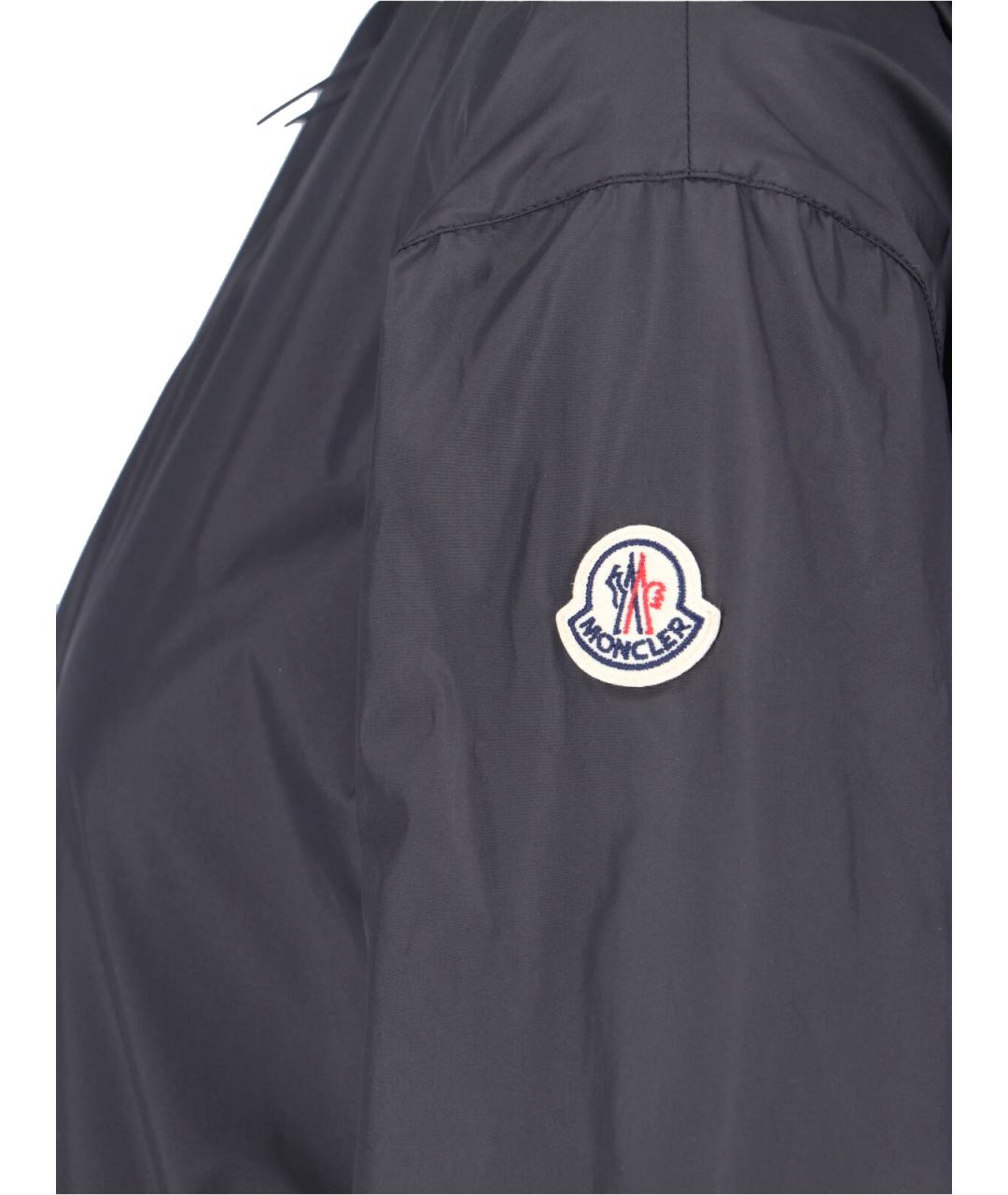 MONCLER Черная полиэстеровая куртка, фото 3