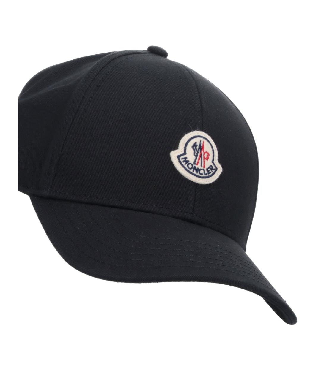 MONCLER Черная хлопковая кепка/бейсболка, фото 3
