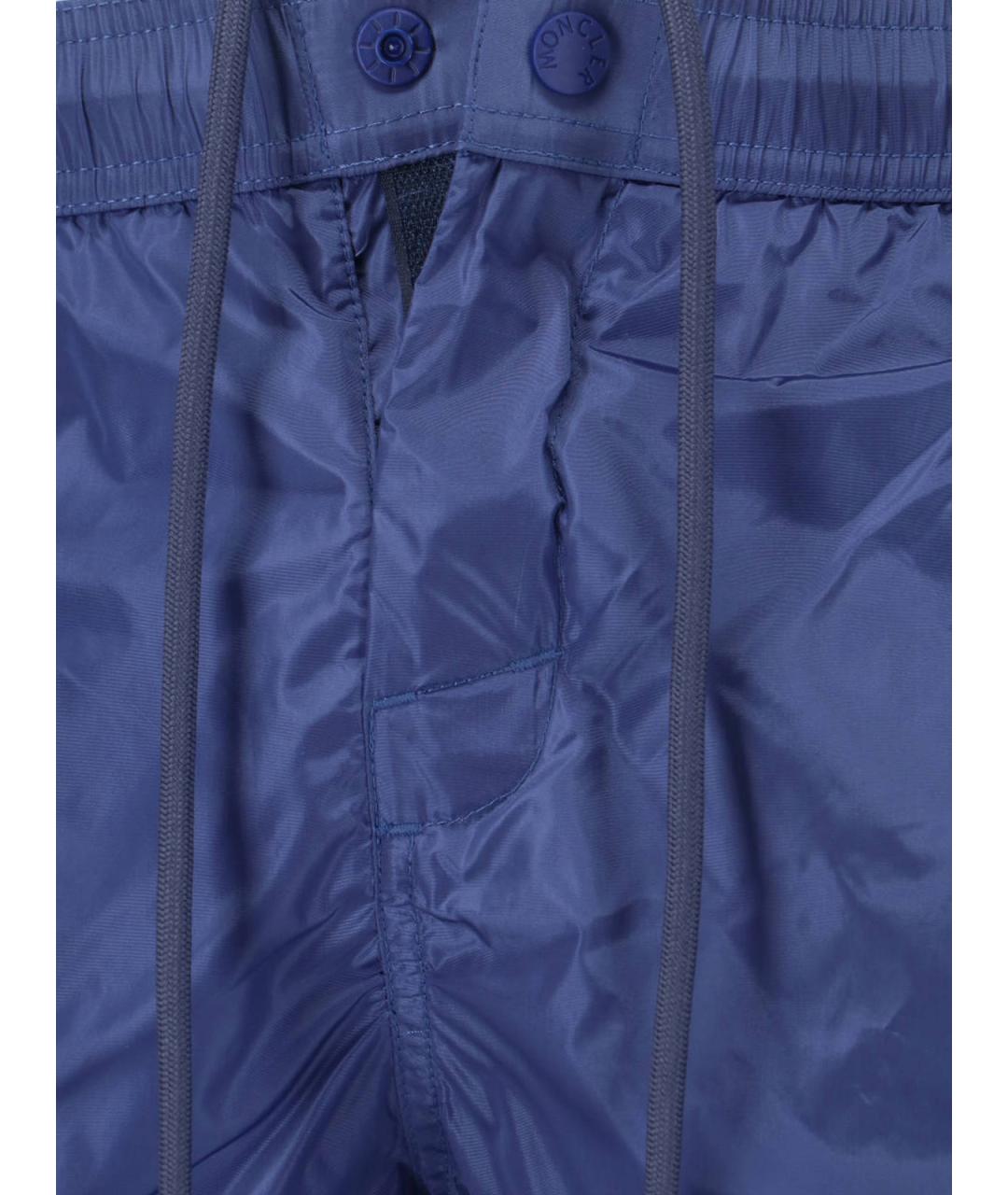 MONCLER Синие полиамидовые плавки, фото 4