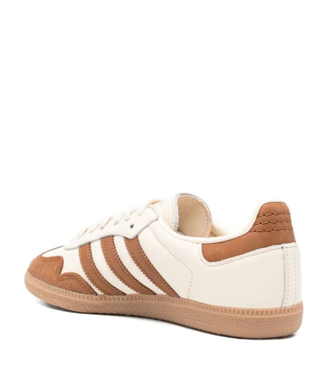 ADIDAS Белые кожаные кроссовки, фото 3