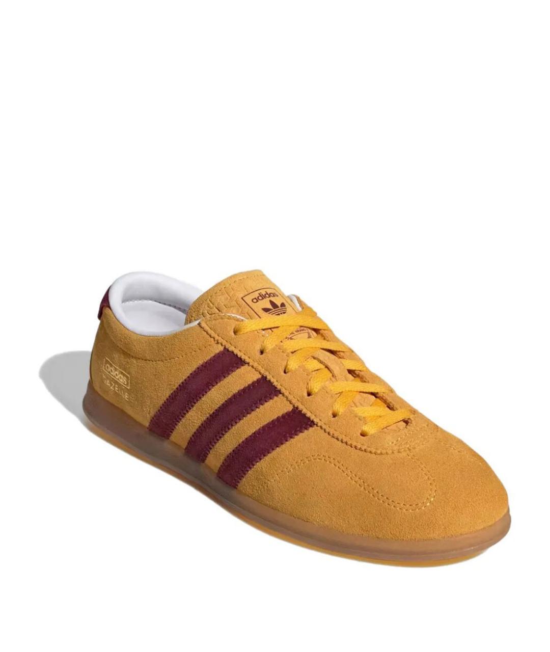 ADIDAS Желтые замшевые кроссовки, фото 2