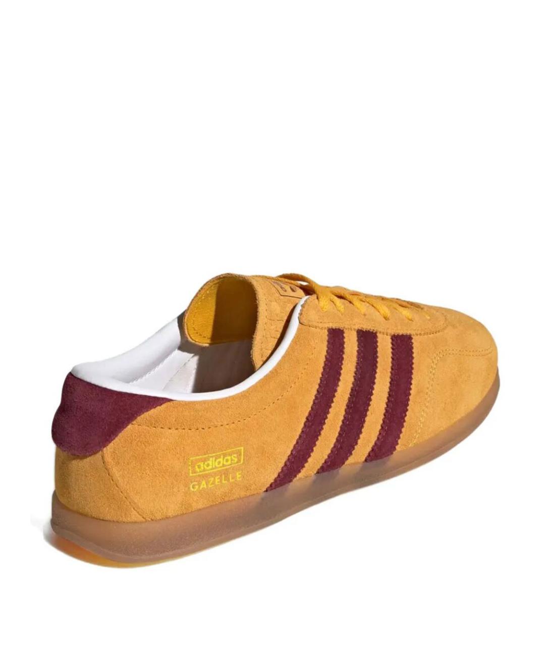 ADIDAS Желтые замшевые кроссовки, фото 3