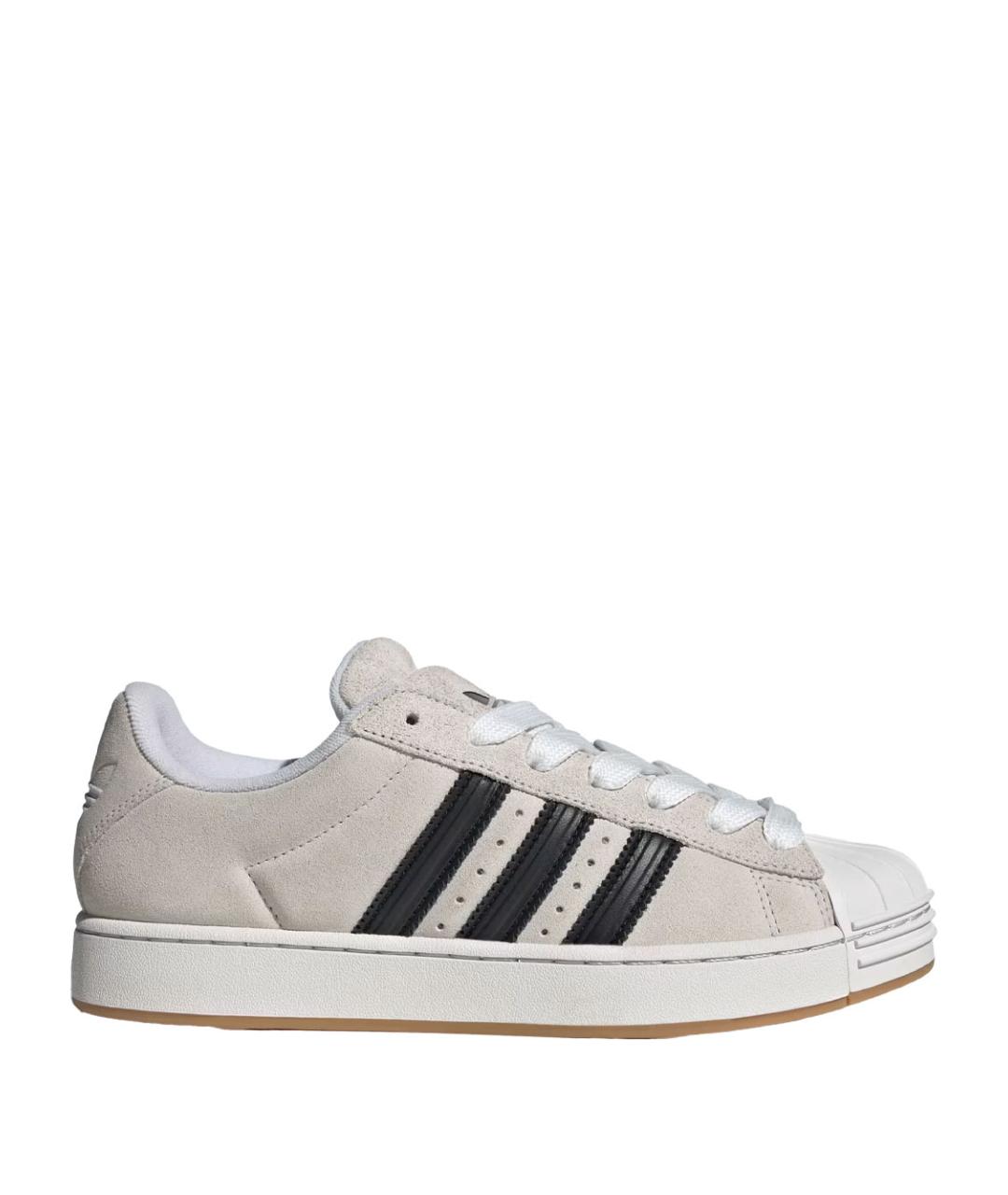 ADIDAS Белые замшевые кеды, фото 1