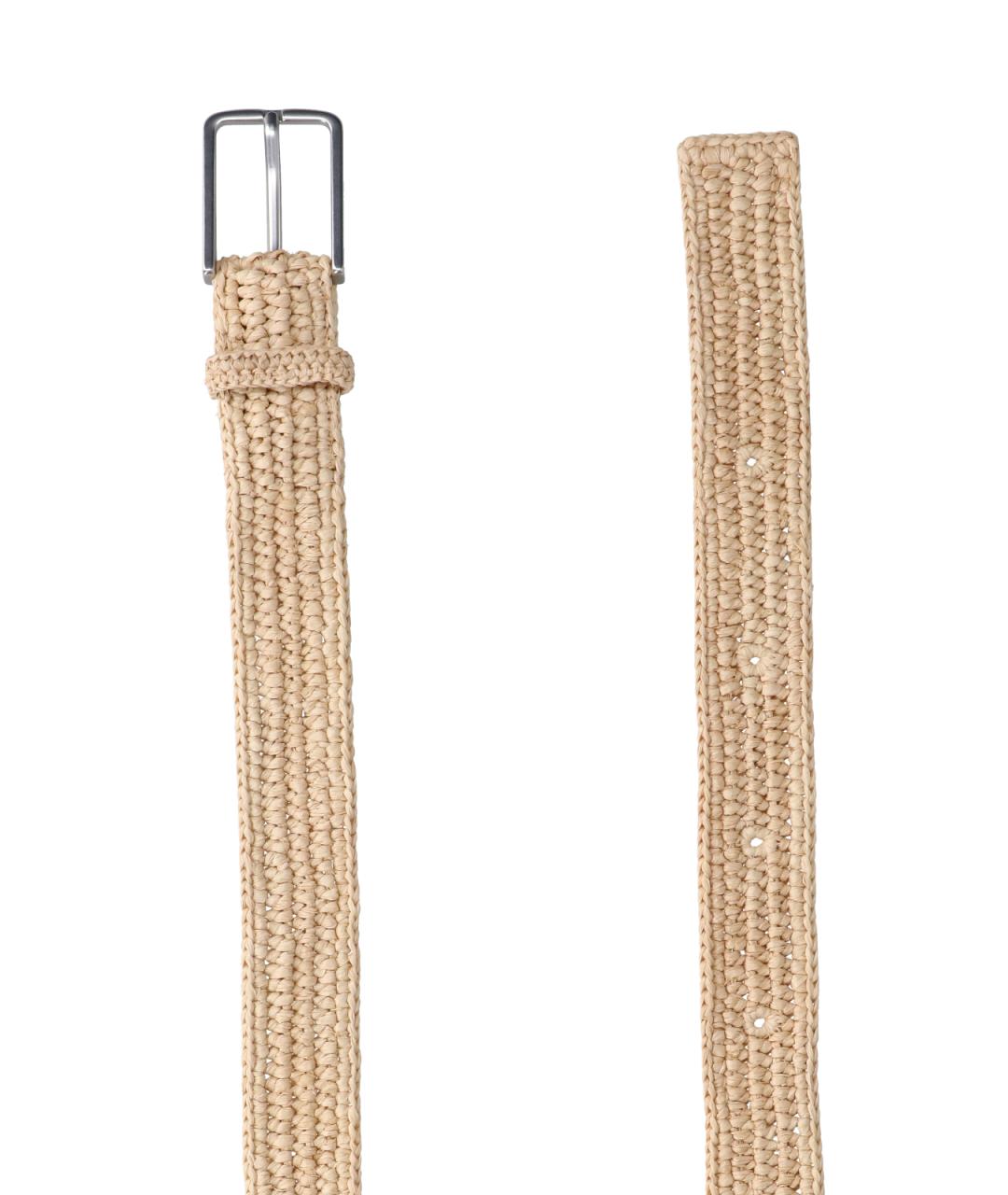 MAISON KITSUNE Бежевый ремень, фото 2