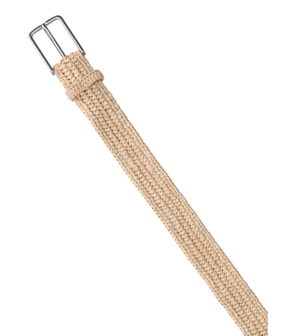 MAISON KITSUNE Бежевый ремень, фото 3