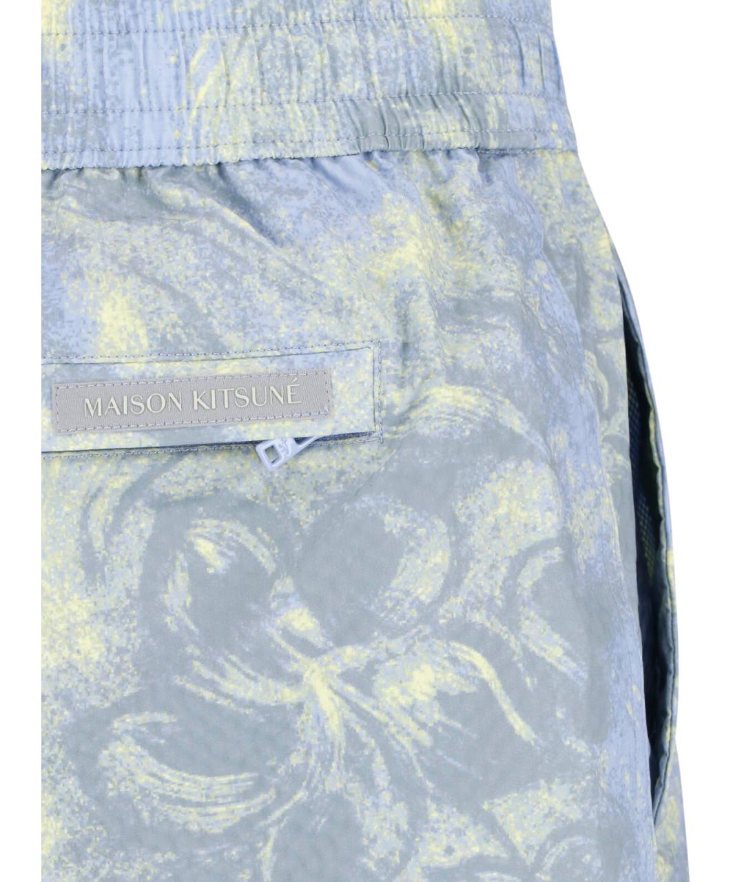 MAISON KITSUNE Мульти полиэстеровые шорты, фото 5