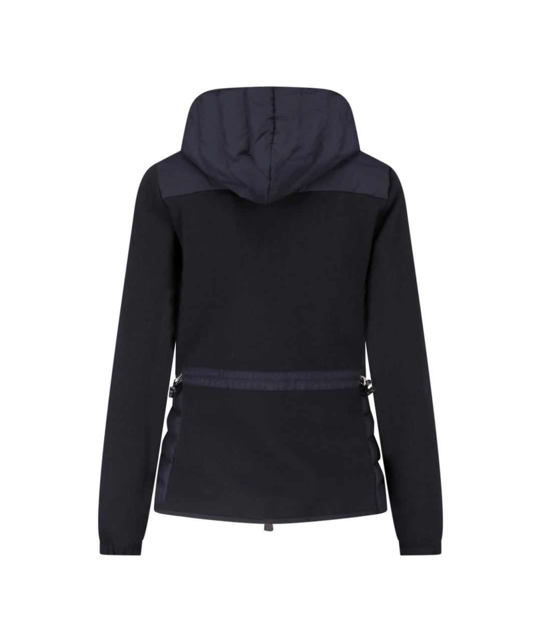 MONCLER GRENOBLE Черный полиамидовый кардиган, фото 2