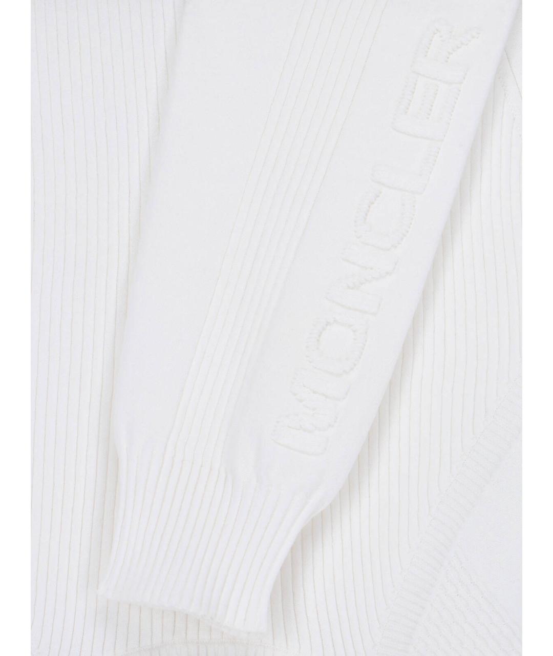 MONCLER GRENOBLE Белый вискозный джемпер / свитер, фото 3