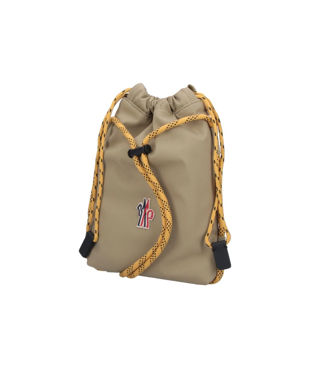 MONCLER GRENOBLE Бежевая сумка с короткими ручками, фото 2