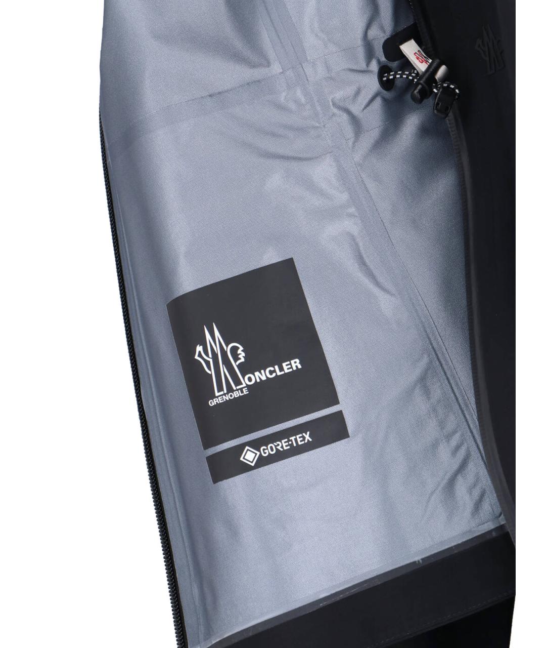 MONCLER GRENOBLE Черная полиамидовая куртка, фото 5