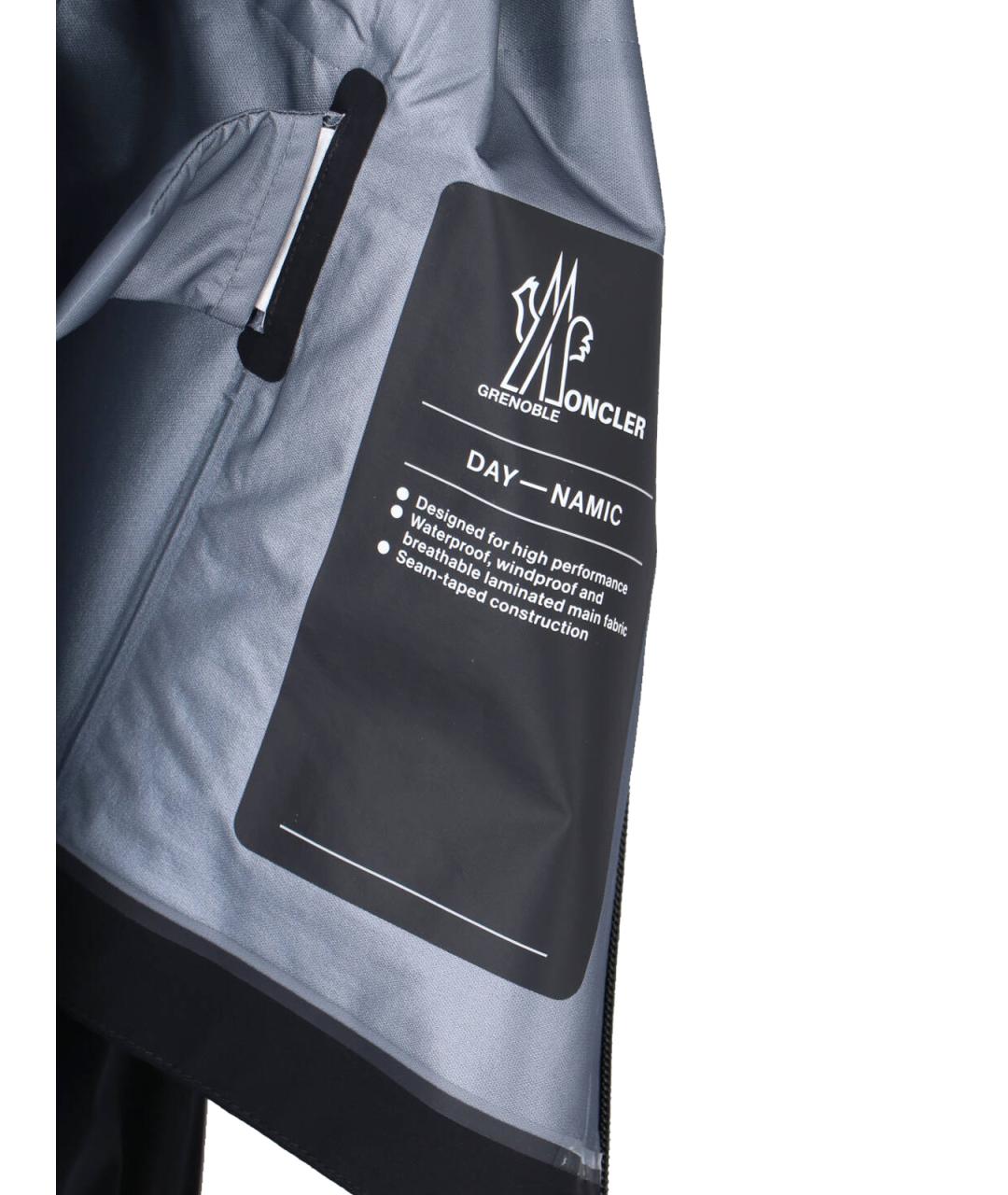 MONCLER GRENOBLE Черная полиамидовая куртка, фото 4