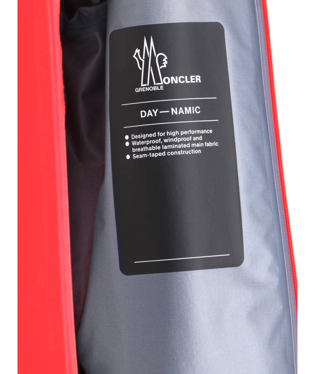 MONCLER GRENOBLE Красная полиамидовая куртка, фото 5