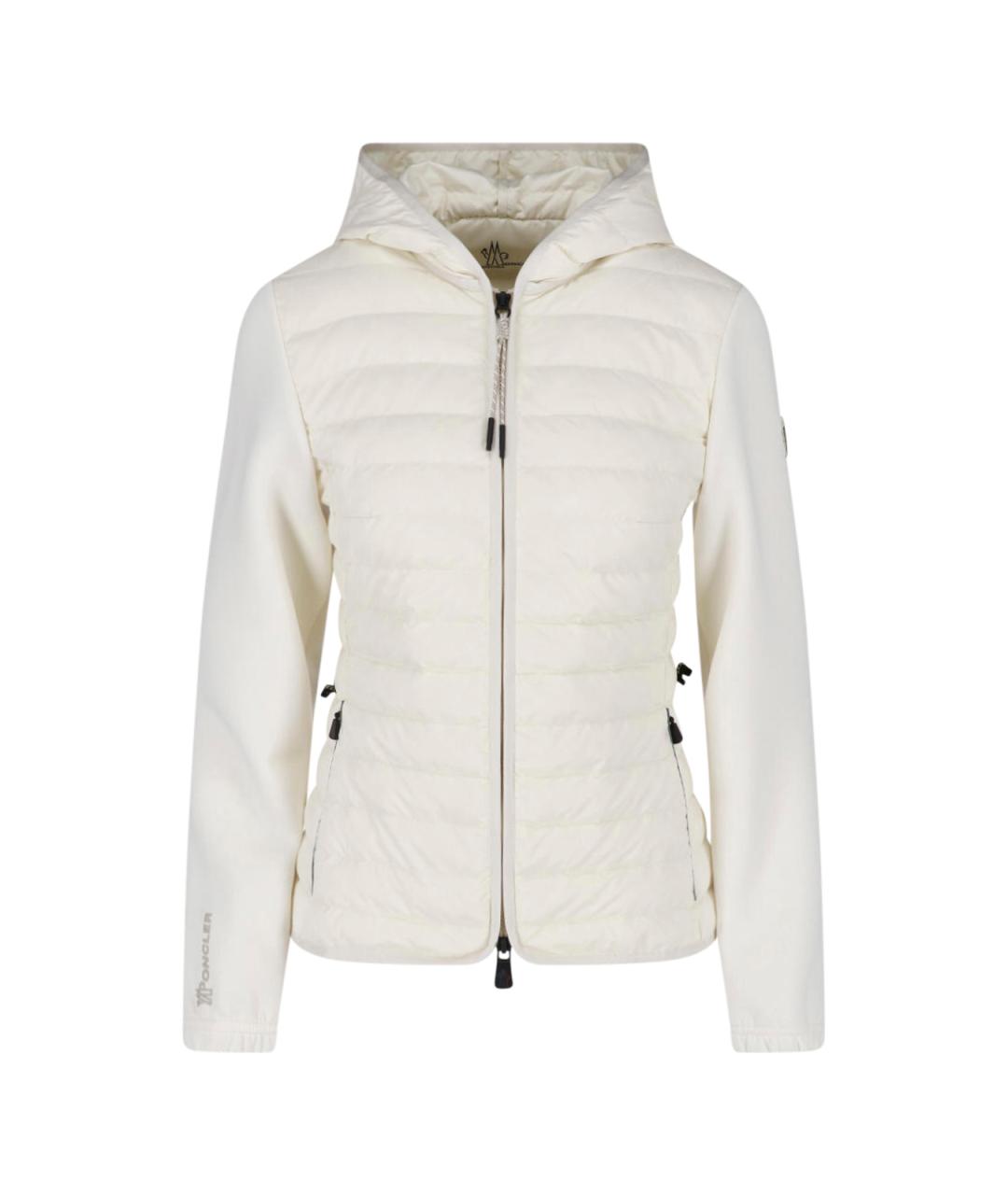 MONCLER GRENOBLE Белый полиамидовый кардиган, фото 1