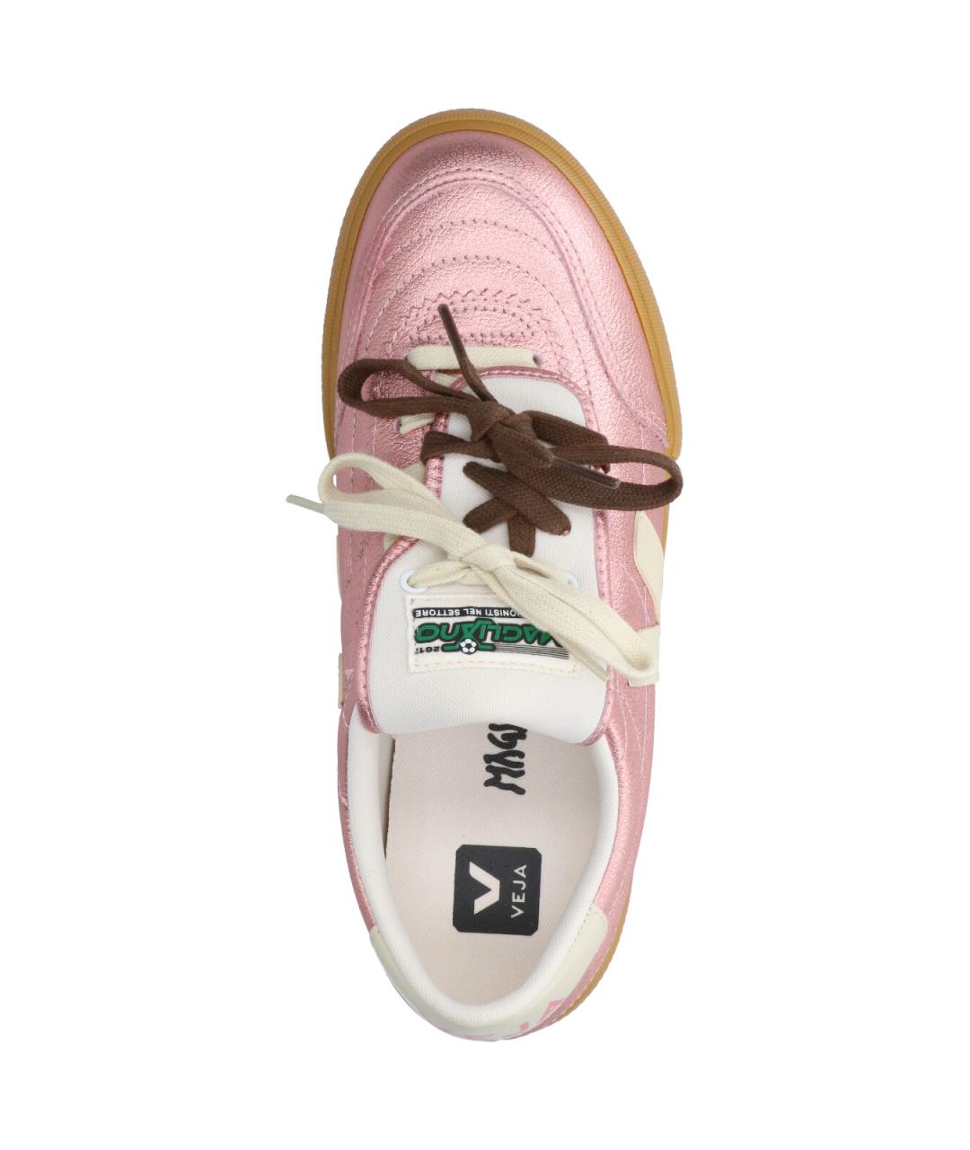 VEJA Розовые низкие кроссовки / кеды, фото 5