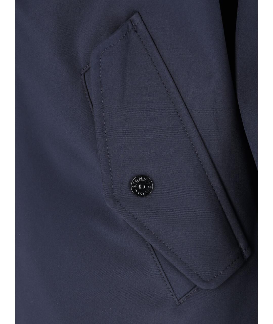 STONE ISLAND Синяя полиэстеровая куртка, фото 3