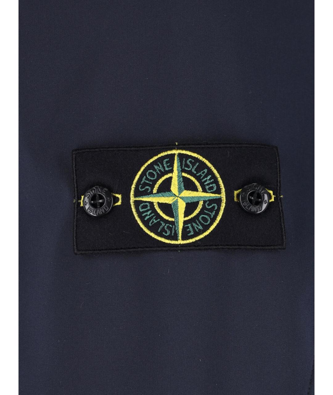 STONE ISLAND Синяя полиэстеровая куртка, фото 5