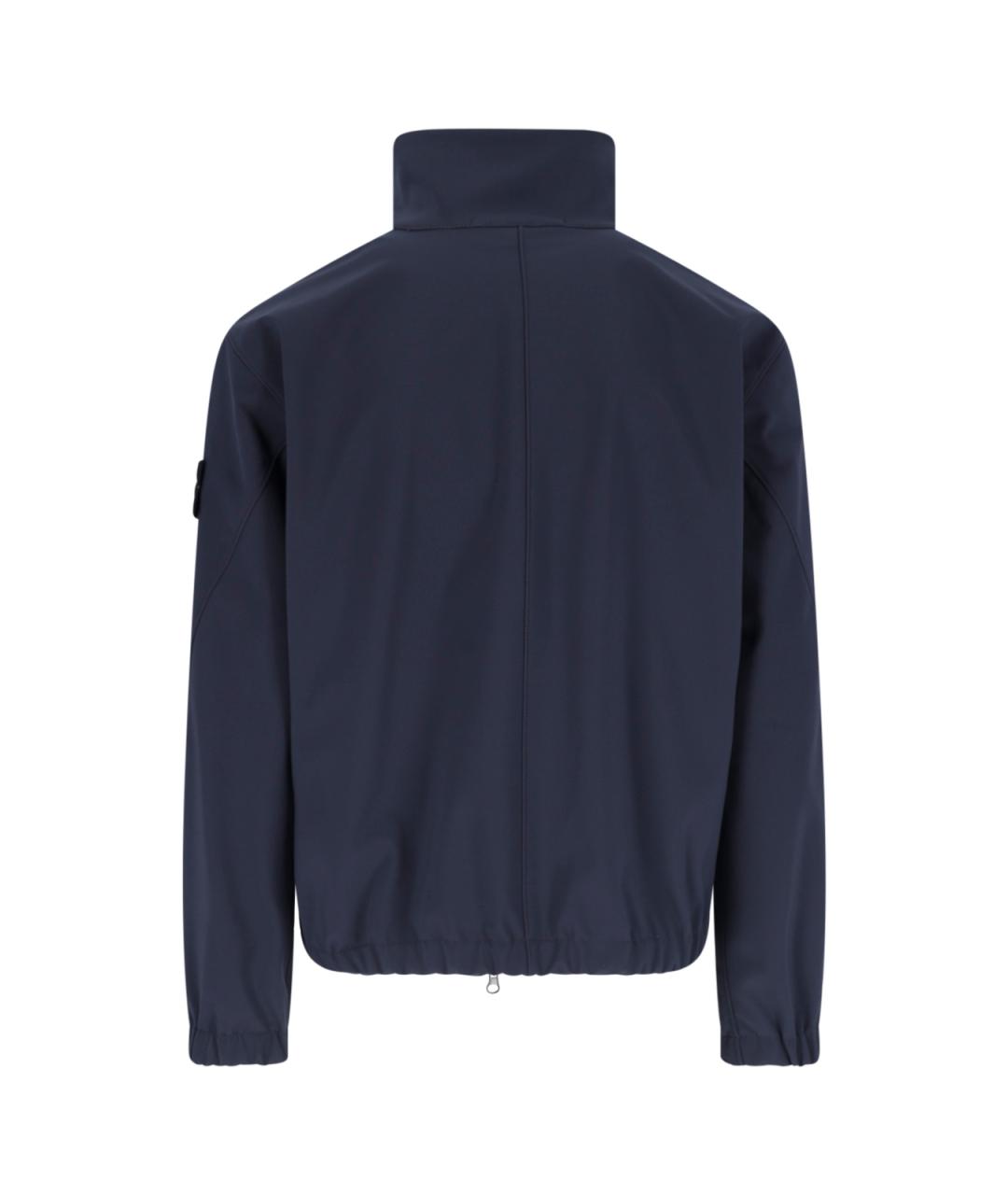 STONE ISLAND Синяя полиэстеровая куртка, фото 2