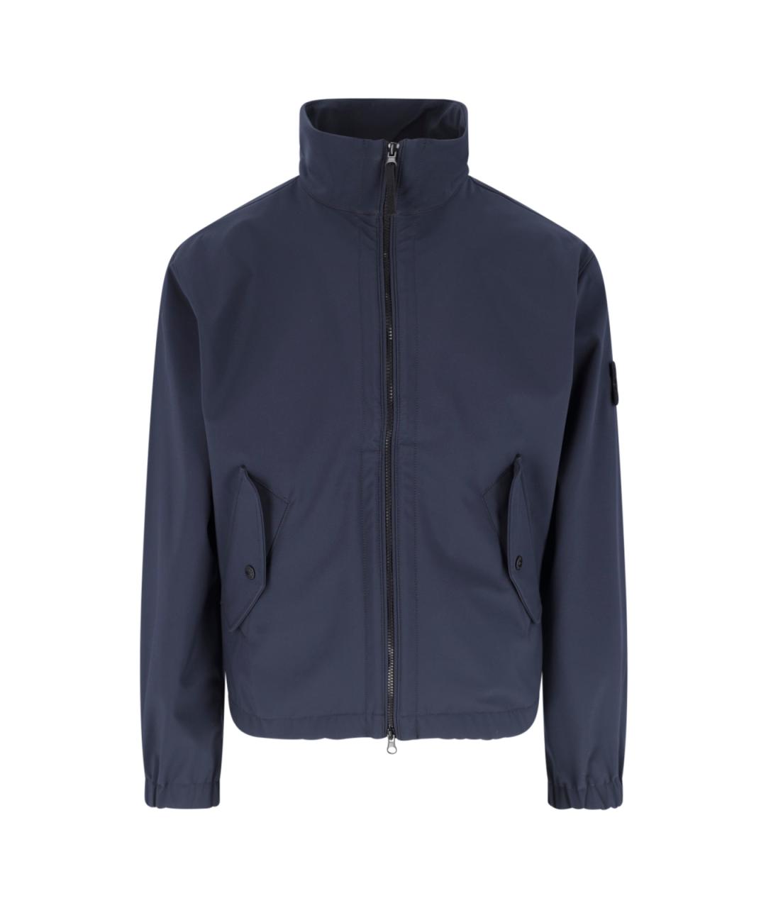 STONE ISLAND Синяя полиэстеровая куртка, фото 1