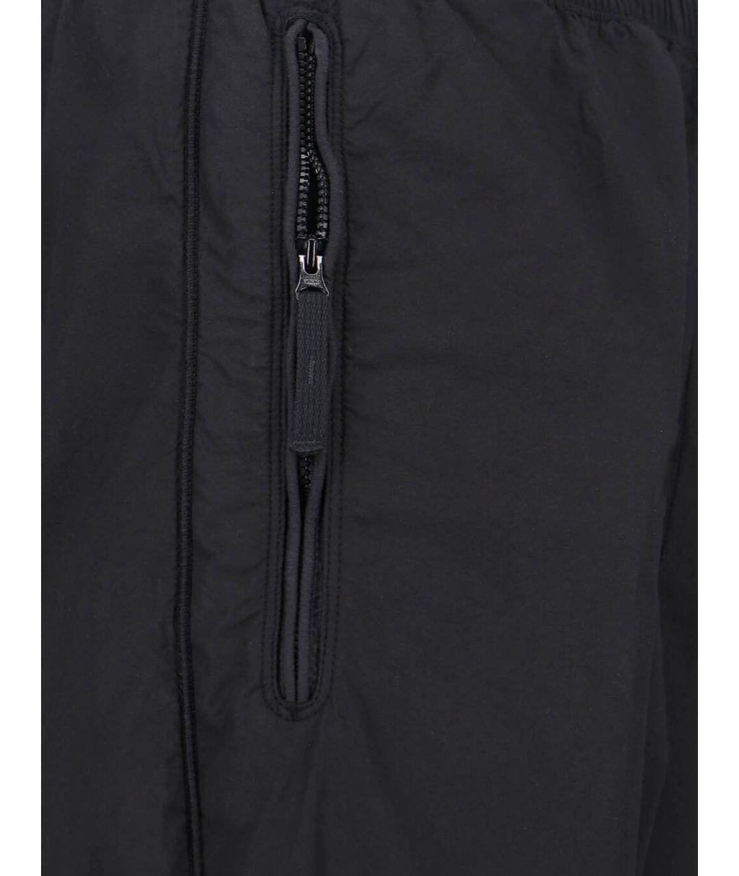 STONE ISLAND Черные хлопковые повседневные брюки, фото 5