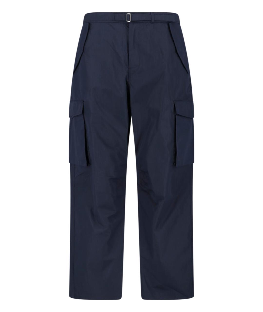 PAUL SMITH Синие хлопковые повседневные брюки, фото 1