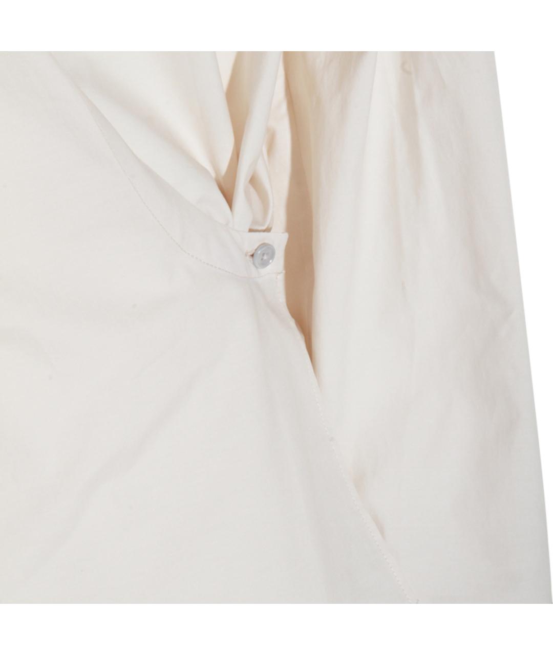 LEMAIRE Белая хлопковая рубашка, фото 4