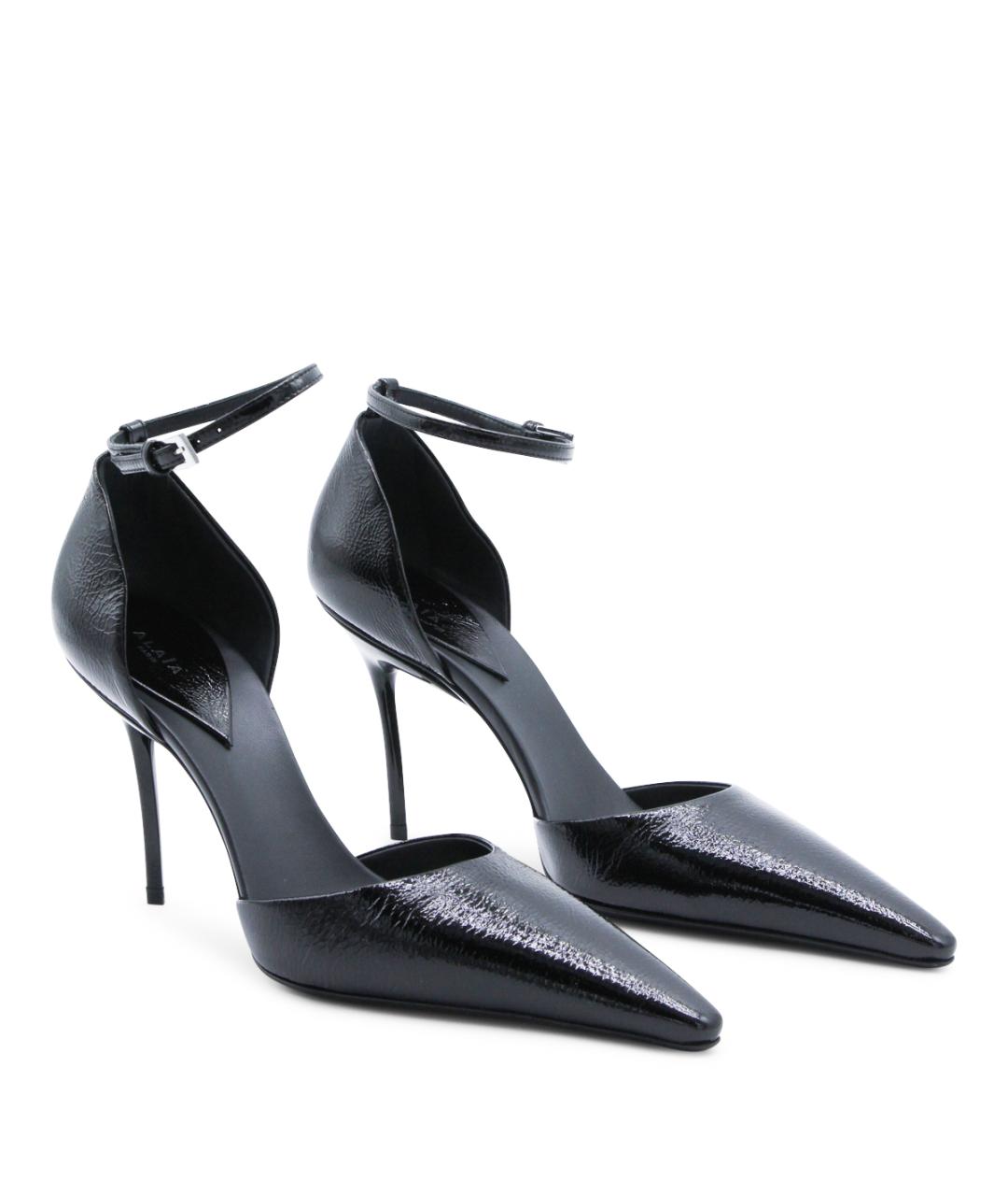 ALAIA Черные туфли из лакированной кожи, фото 2
