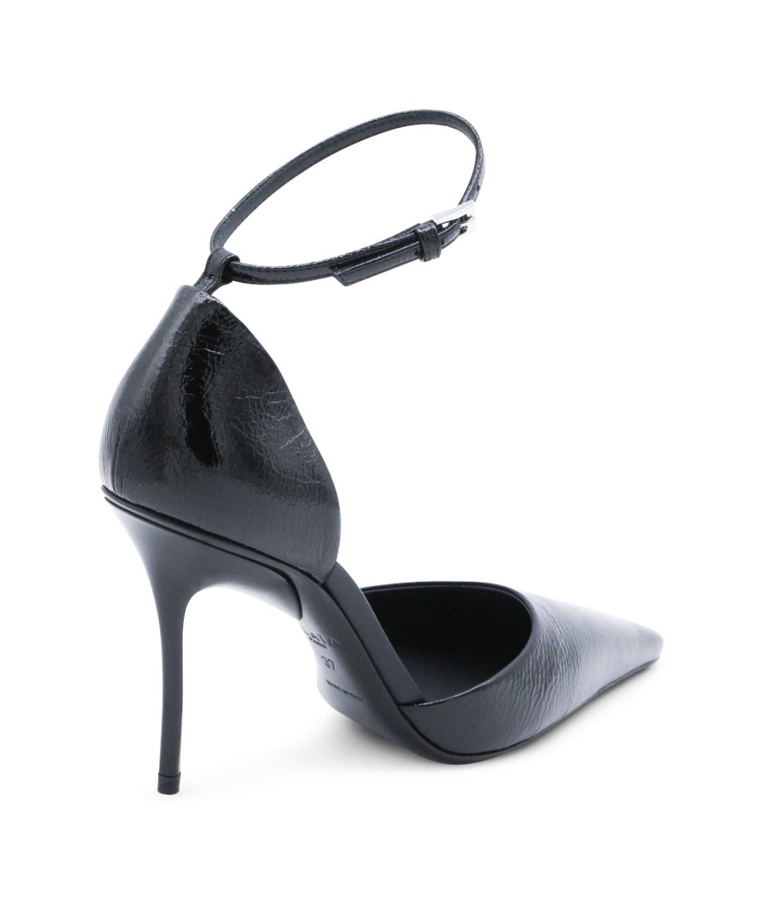 ALAIA Черные туфли из лакированной кожи, фото 3