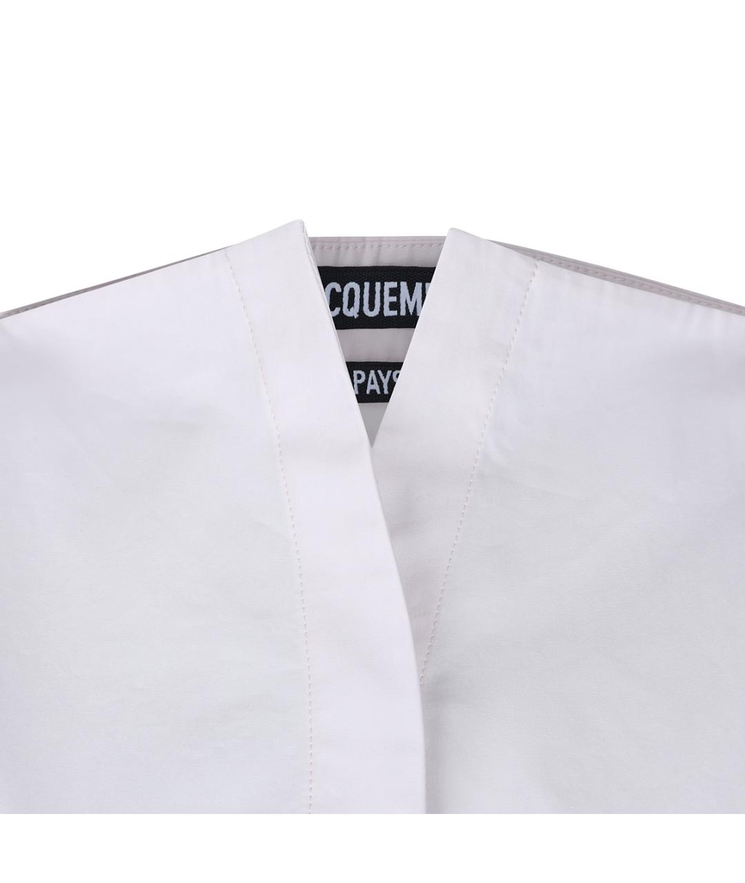 JACQUEMUS Розовая хлопковая рубашка, фото 3