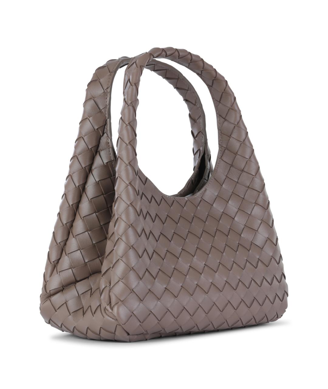 BOTTEGA VENETA Коричневая кожаная сумка тоут, фото 2