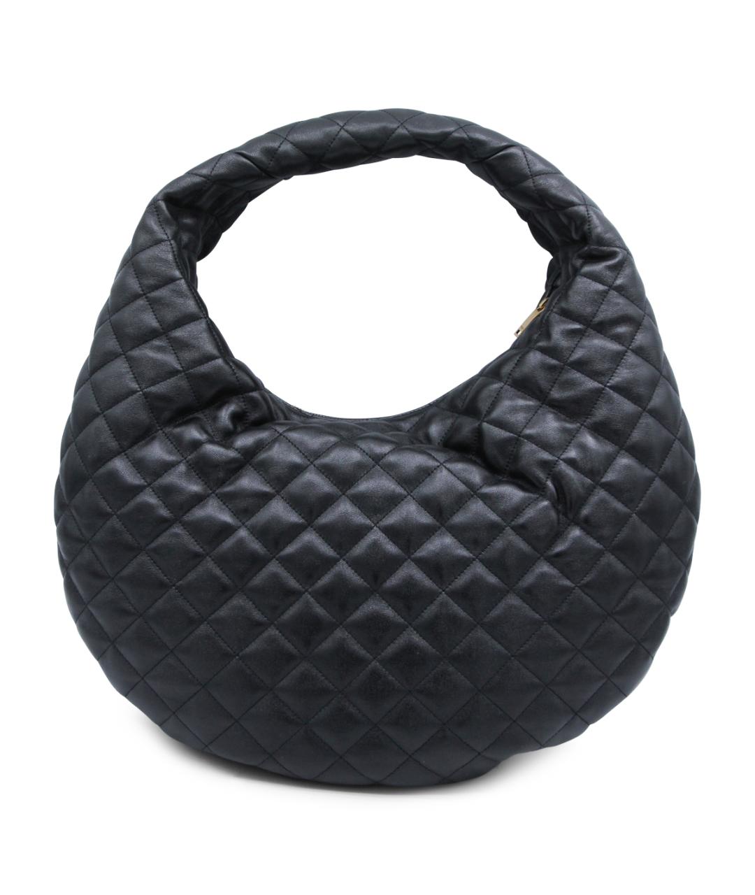 SAINT LAURENT Черная кожаная сумка через плечо, фото 3