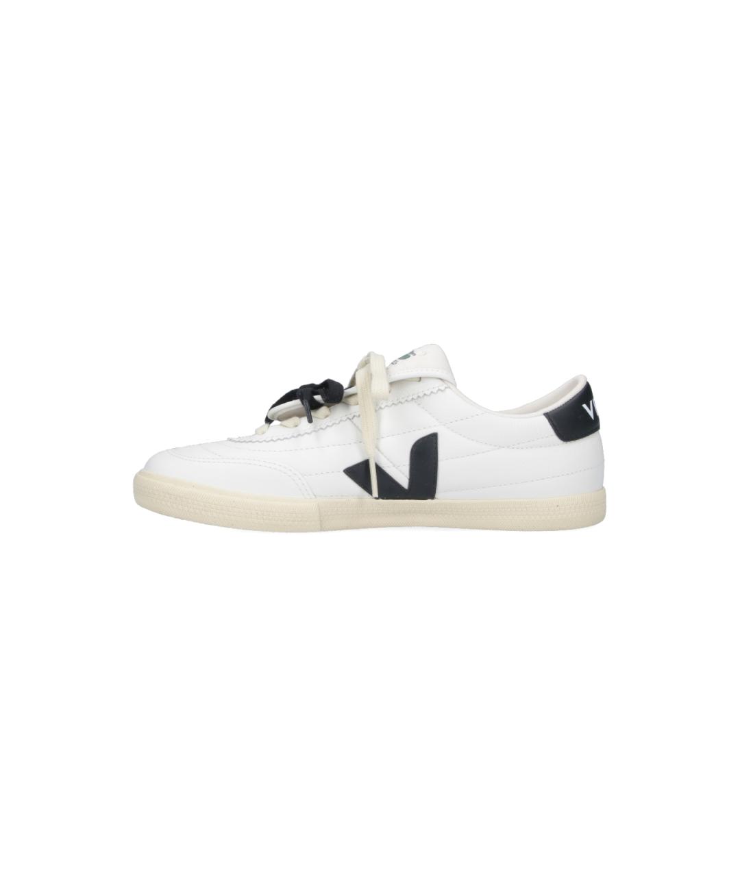 VEJA Белые кожаные низкие кроссовки / кеды, фото 3