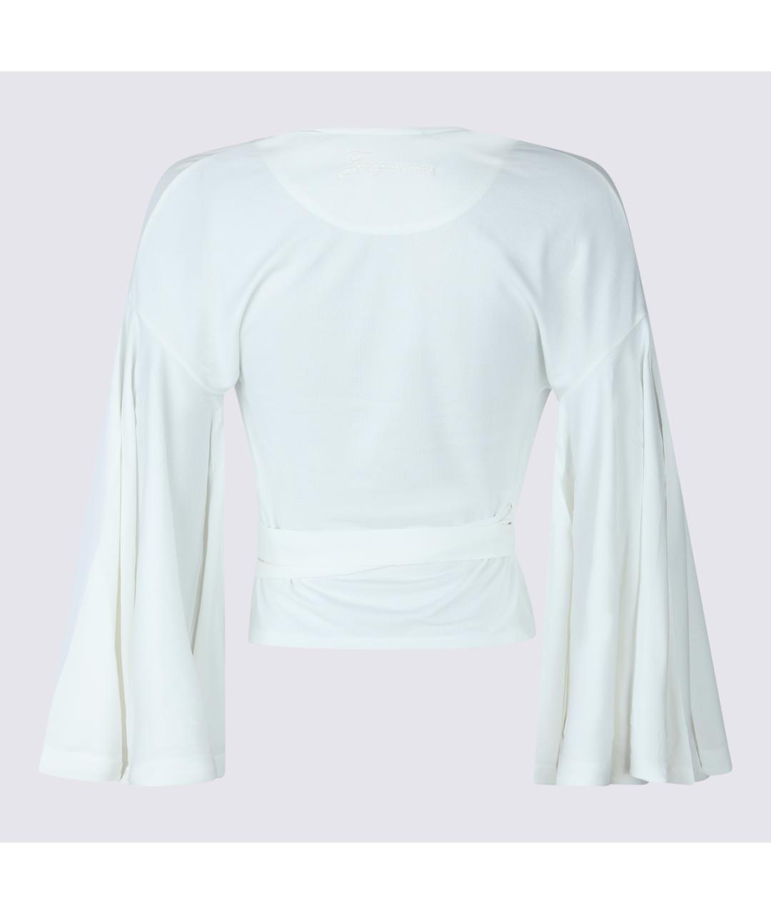 JACQUEMUS Белая блузы, фото 3