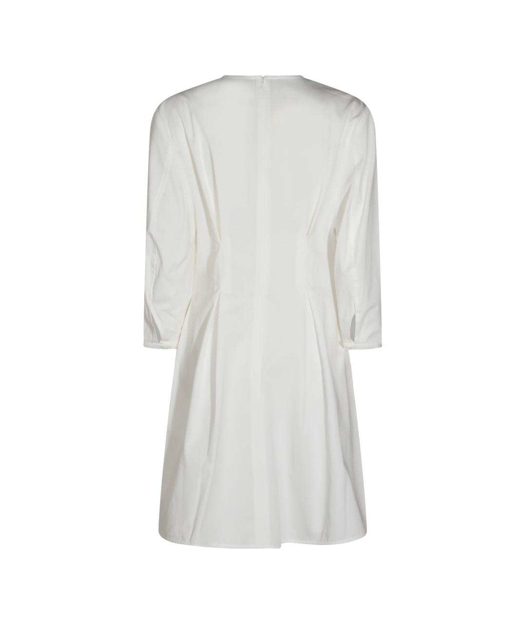 TOTEME Белое хлопковое повседневное платье, фото 2