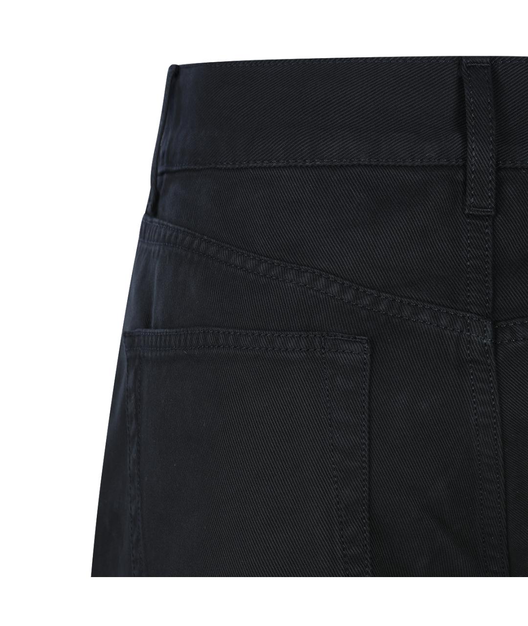 PHOEBE PHILO Черные хлопковые прямые джинсы, фото 4