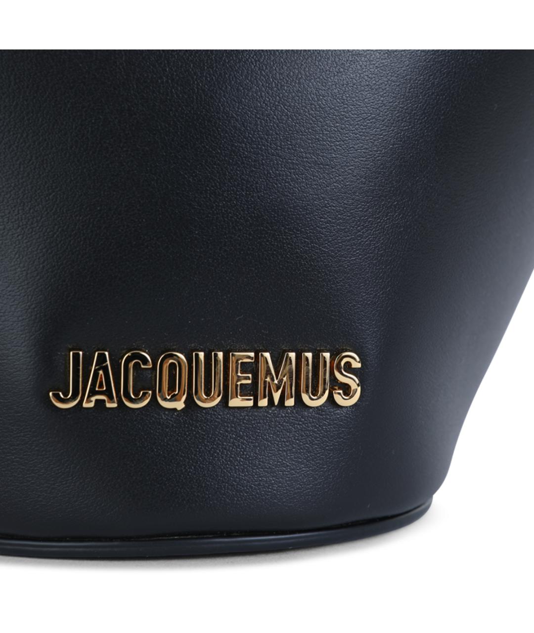 JACQUEMUS Черная сумка через плечо, фото 4