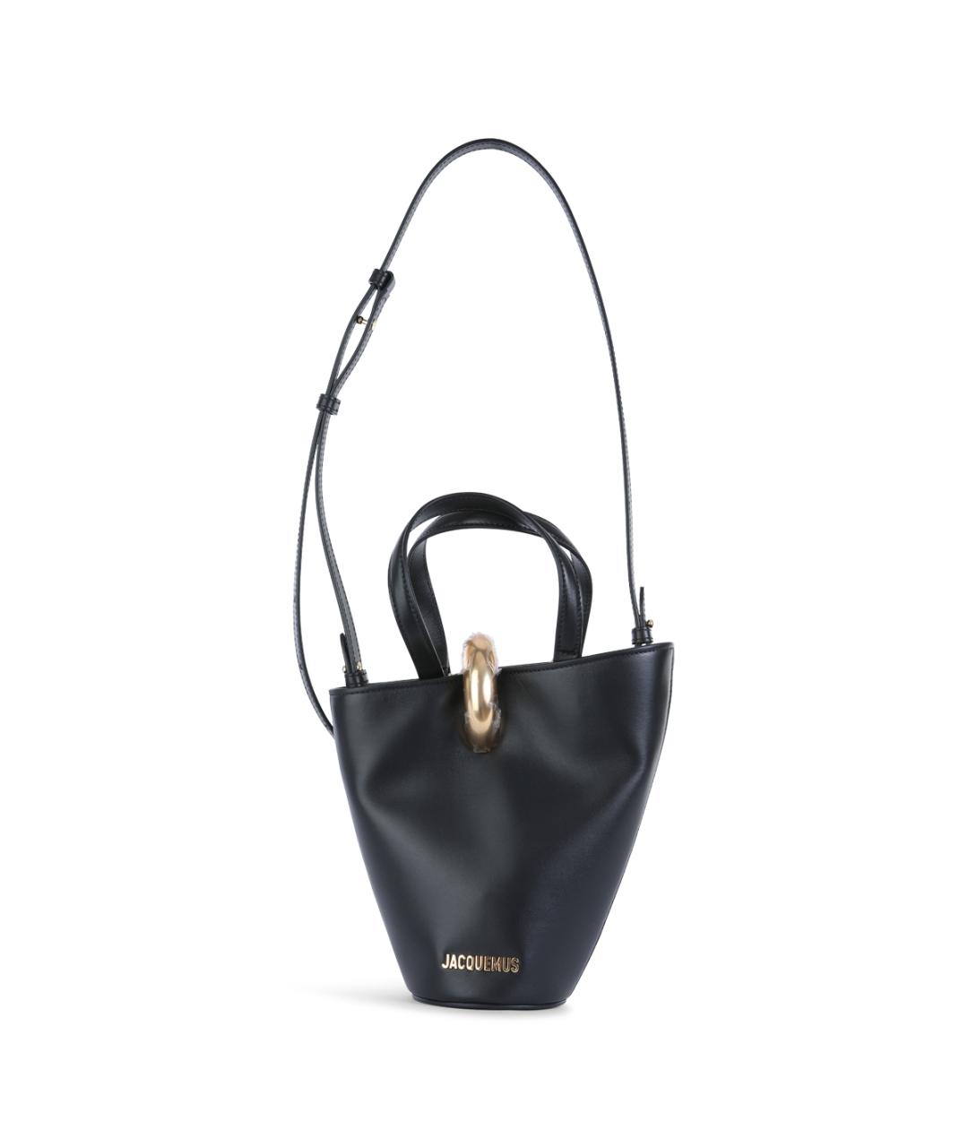 JACQUEMUS Черная сумка через плечо, фото 1