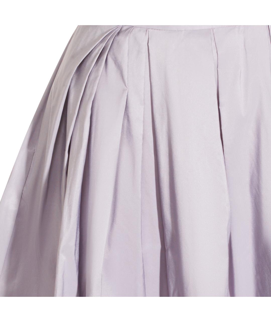 ELISABETTA FRANCHI Фиолетовое полиэстеровое вечернее платье, фото 4