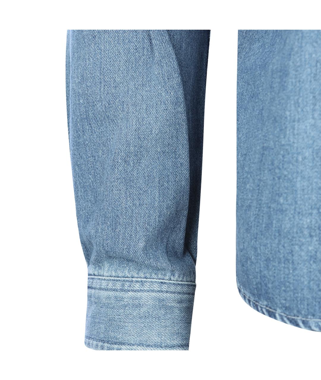 SAINT LAURENT Синяя классическая рубашка, фото 4