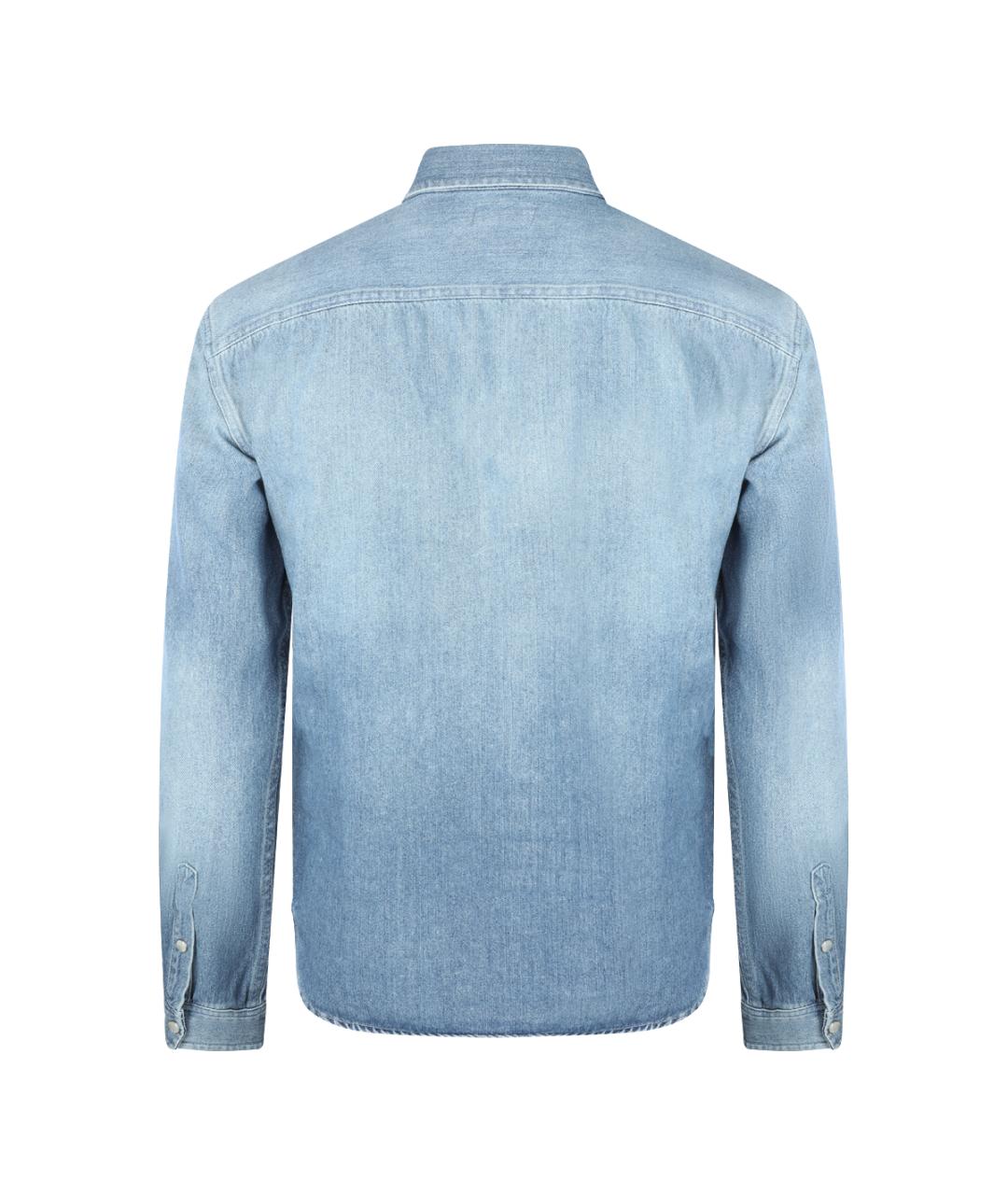 SAINT LAURENT Синяя классическая рубашка, фото 2