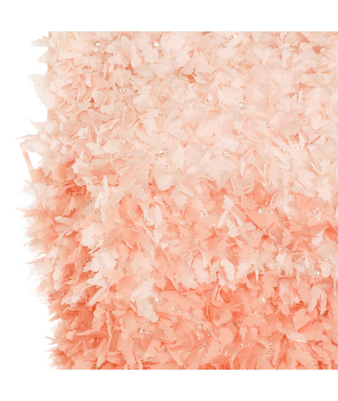 ELISABETTA FRANCHI Розовое вискозное вечернее платье, фото 4