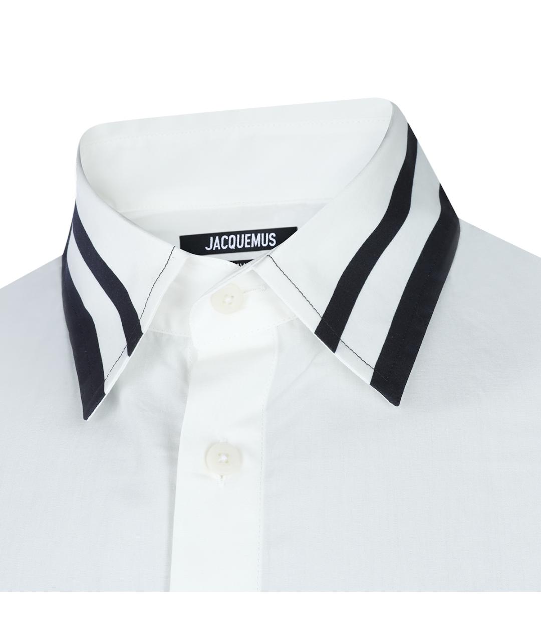 JACQUEMUS Мульти хлопковая классическая рубашка, фото 3