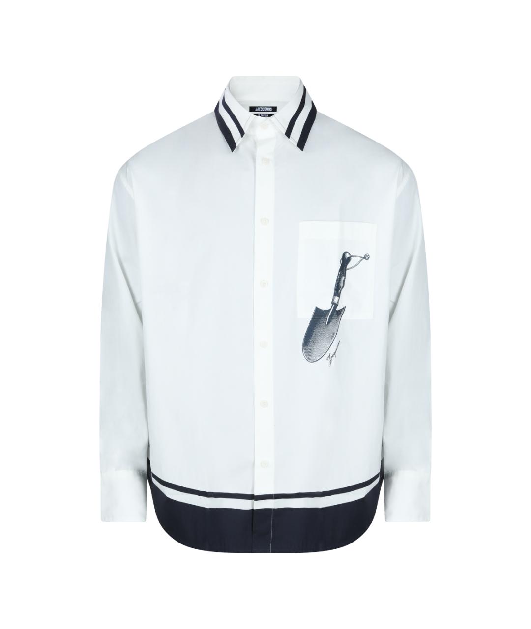 JACQUEMUS Мульти хлопковая классическая рубашка, фото 1