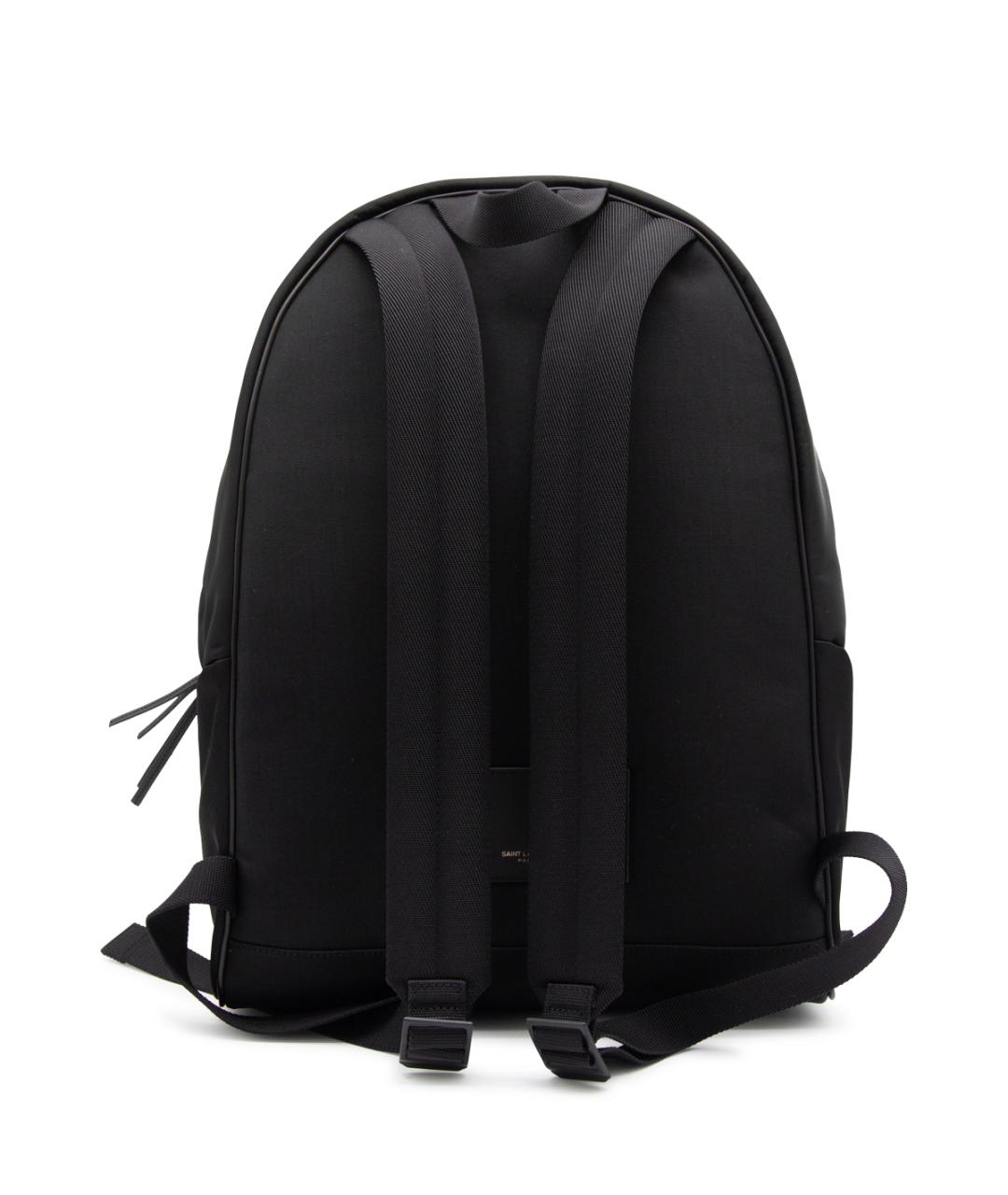 SAINT LAURENT Черный синтетический рюкзак, фото 2