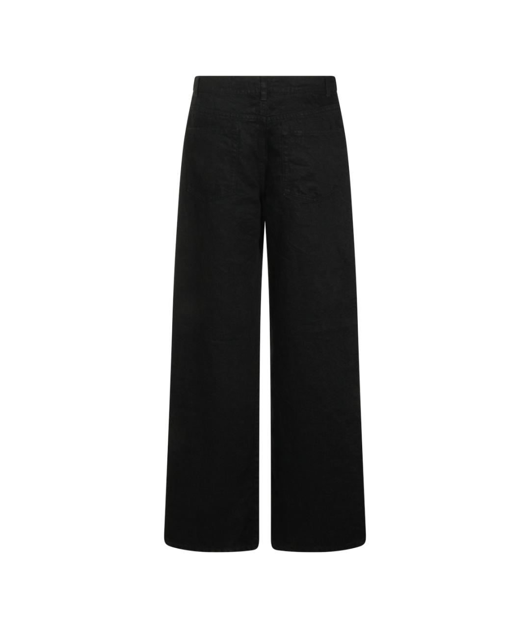 THE ROW Черные хлопковые прямые джинсы, фото 2